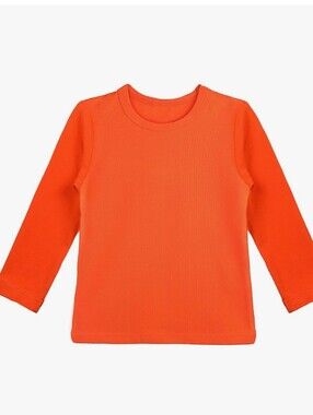 Lilax Girls' Orange Long Sleeve Cotton T-Shirt *OFFERS WELCOME*